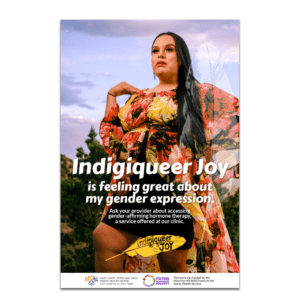 Indigiqueer Joy Gender Expression Poster