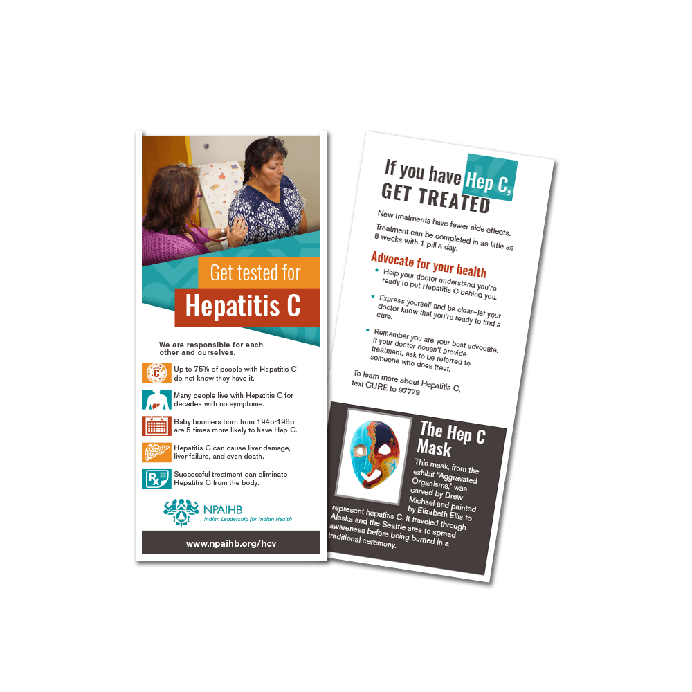 Hep C Patients Rack Card | Native Health Resources