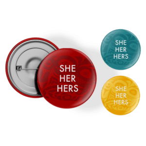 Pronoun Button - She/Her/Hers