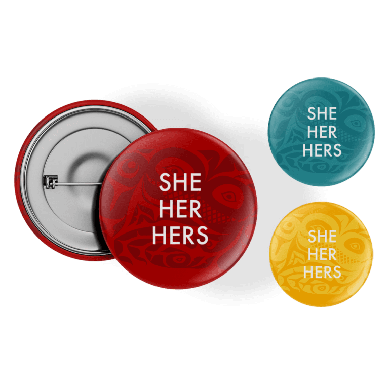 Pronoun Button - She/Her/Hers