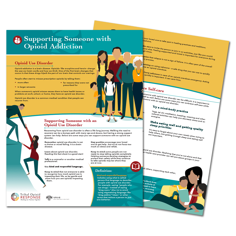 Supporting Someone With Opioid Addiction Fact Sheet 